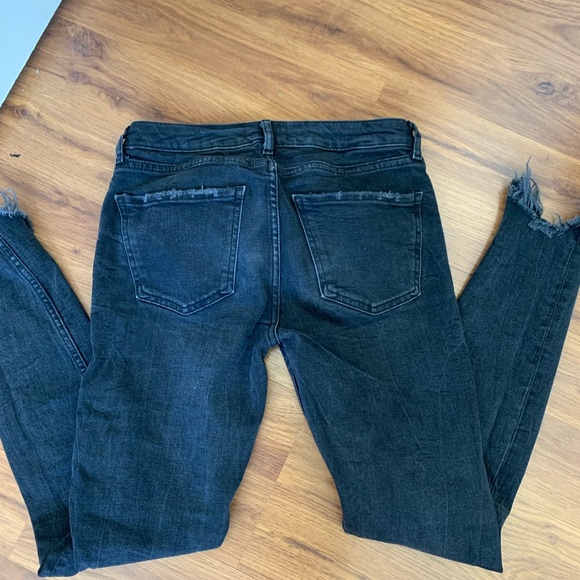 Zara Denim - ZARA JEANS W/ANKLE FRINGE